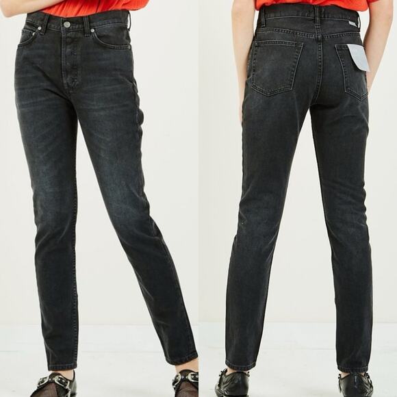Boyish The Billy High Rise Skinny Jeans in Hustler Black NWT 27 - Picture 1 of 14